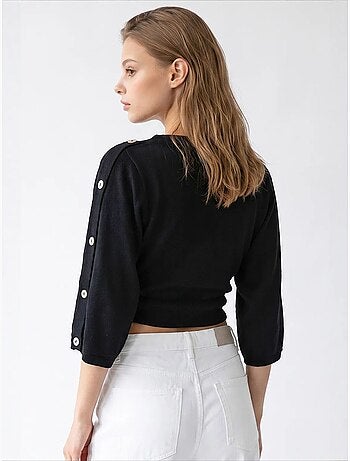 Pull femme en mélange de viscose mixray