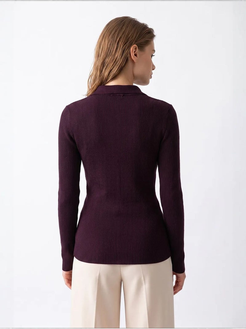Pull femme en mélange de viscose mixray Violet - Kiabi