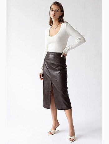 Pull femme en mélange viscose et cachemire mixray