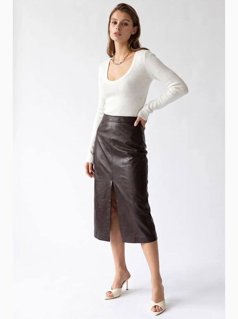 Pull femme en mélange viscose et cachemire mixray Blanc cassé - Kiabi