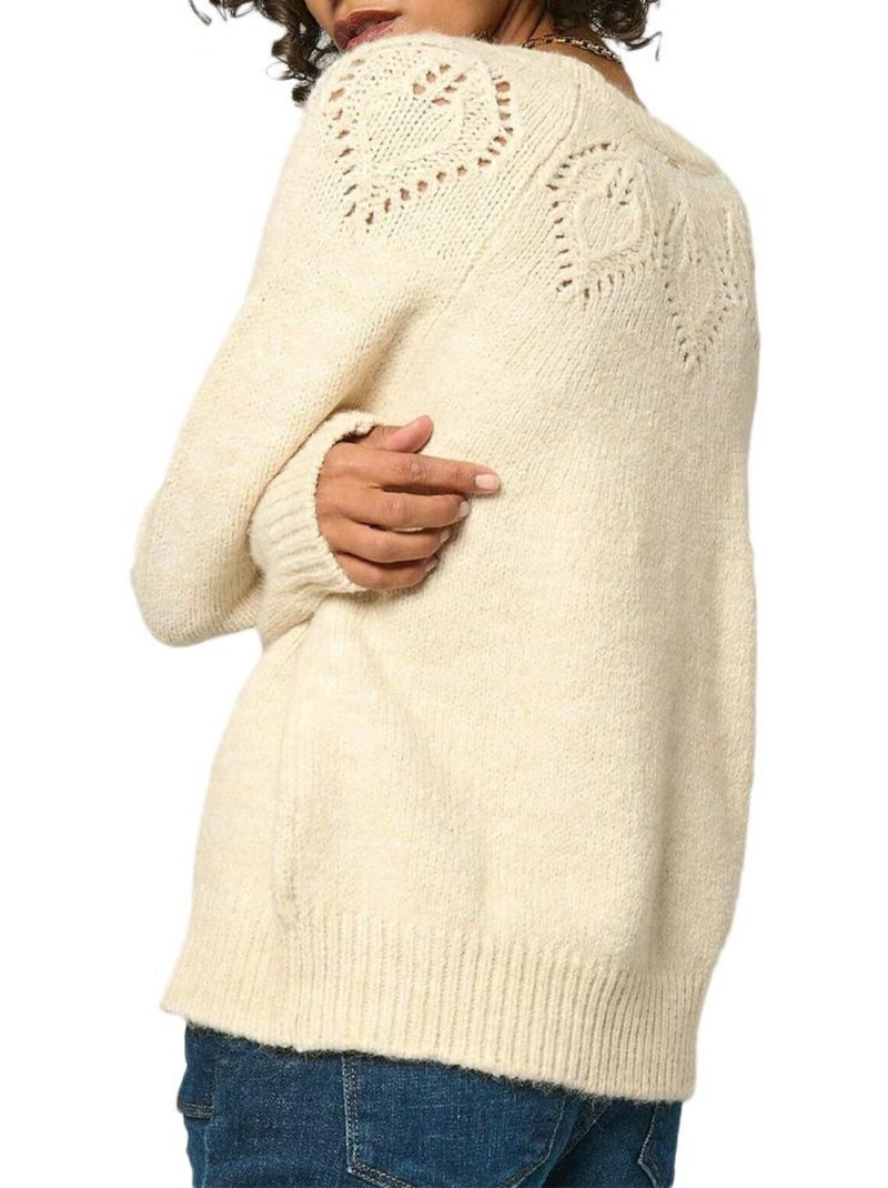Pull Femme Kaporal Beige - Kiabi