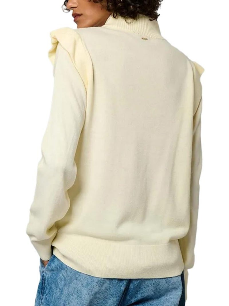 Pull Femme Kaporal Blanc - Kiabi