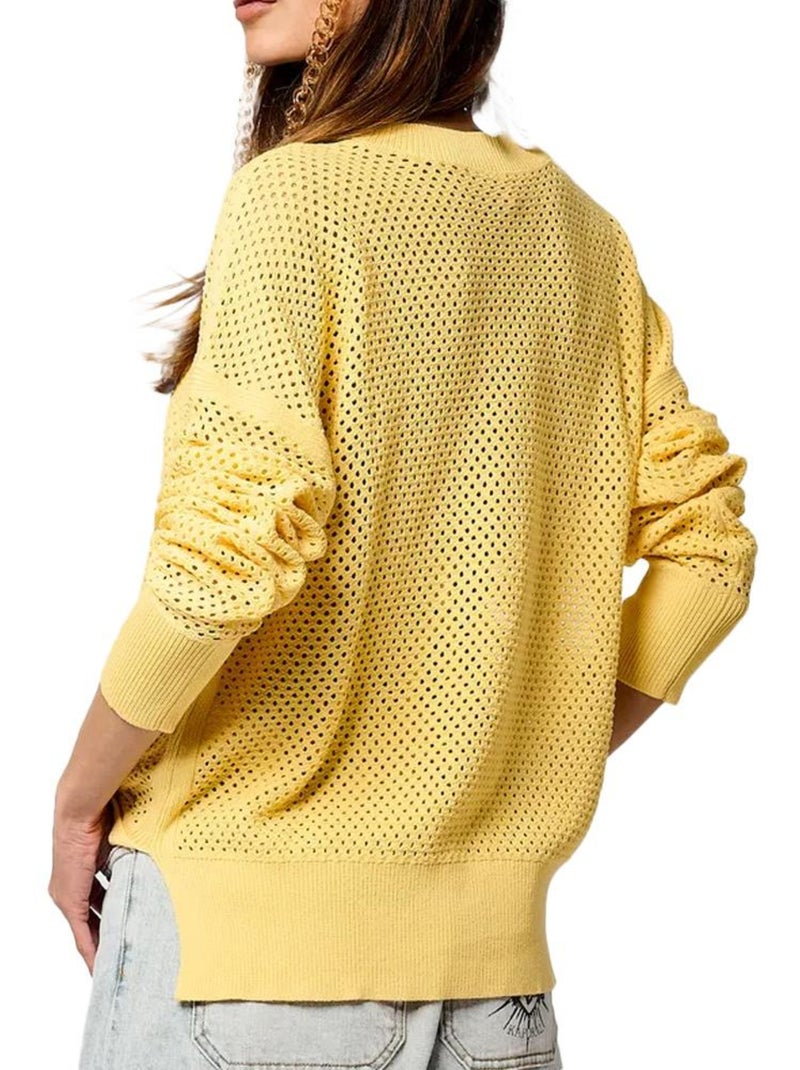 Pull Femme Kaporal Jaune - Kiabi