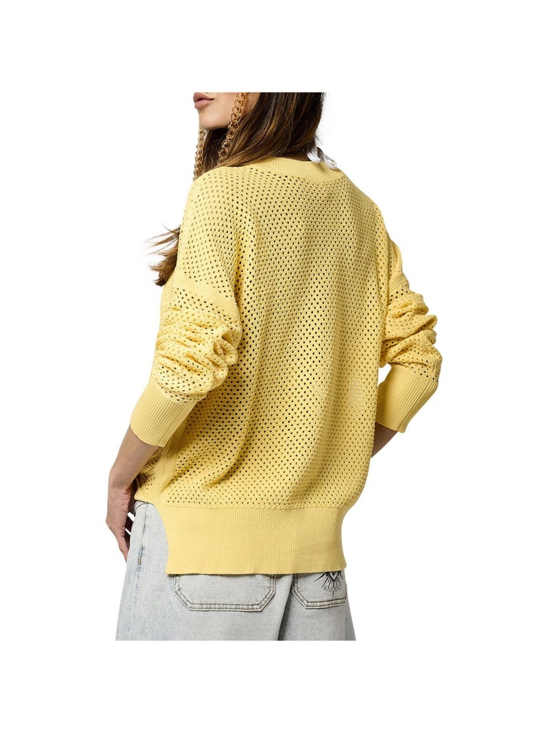 Pull Femme Kaporal Jaune - Kiabi