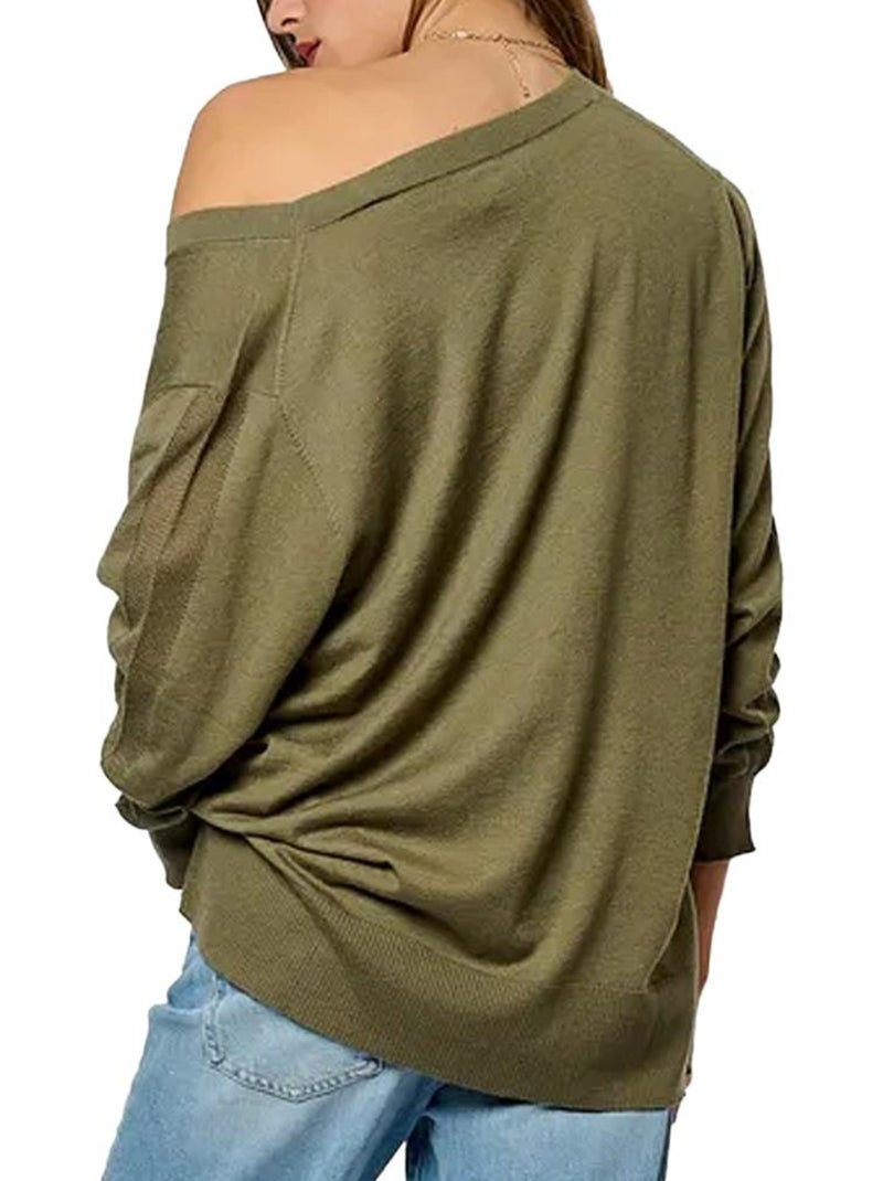 Pull Femme Kaporal Vert kaki clair - Kiabi