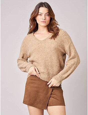 Pull femme maille douce 'Deeluxe'