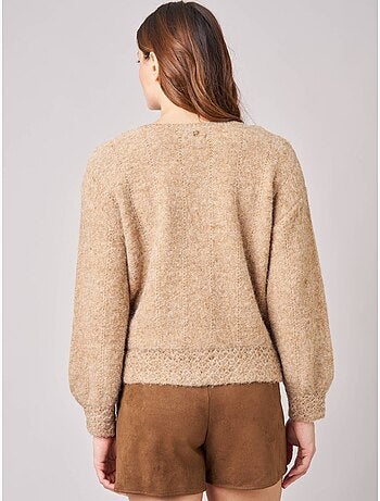 Pull femme maille douce 'Deeluxe'