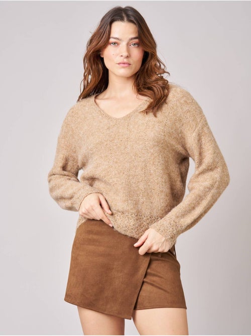 Pull femme maille douce 'Deeluxe' - Kiabi Pull femme maille douce 'Deeluxe' - Kiabi