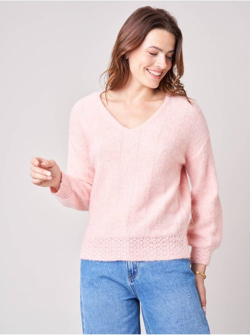 Pull femme maille douce 'deeluxe' - Kiabi Pull femme maille douce 'deeluxe' - Kiabi