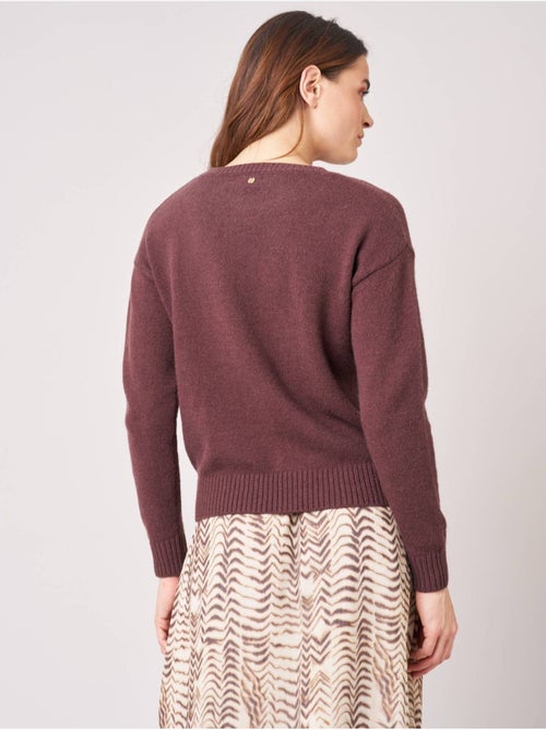 Pull femme maille douce motif cœur 'deeluxe' - Kiabi Pull femme maille douce motif cœur 'deeluxe' - Kiabi