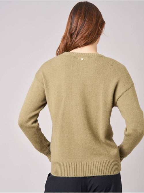 Pull femme maille douce motif cœur 'deeluxe' - Kiabi Pull femme maille douce motif cœur 'deeluxe' - Kiabi