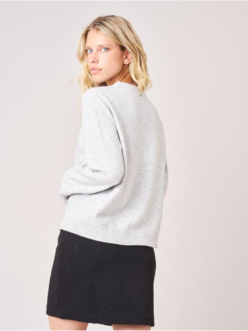 Pull femme maille douce motif ourson 'deeluxe' - Kiabi Pull femme maille douce motif ourson 'deeluxe' - Kiabi