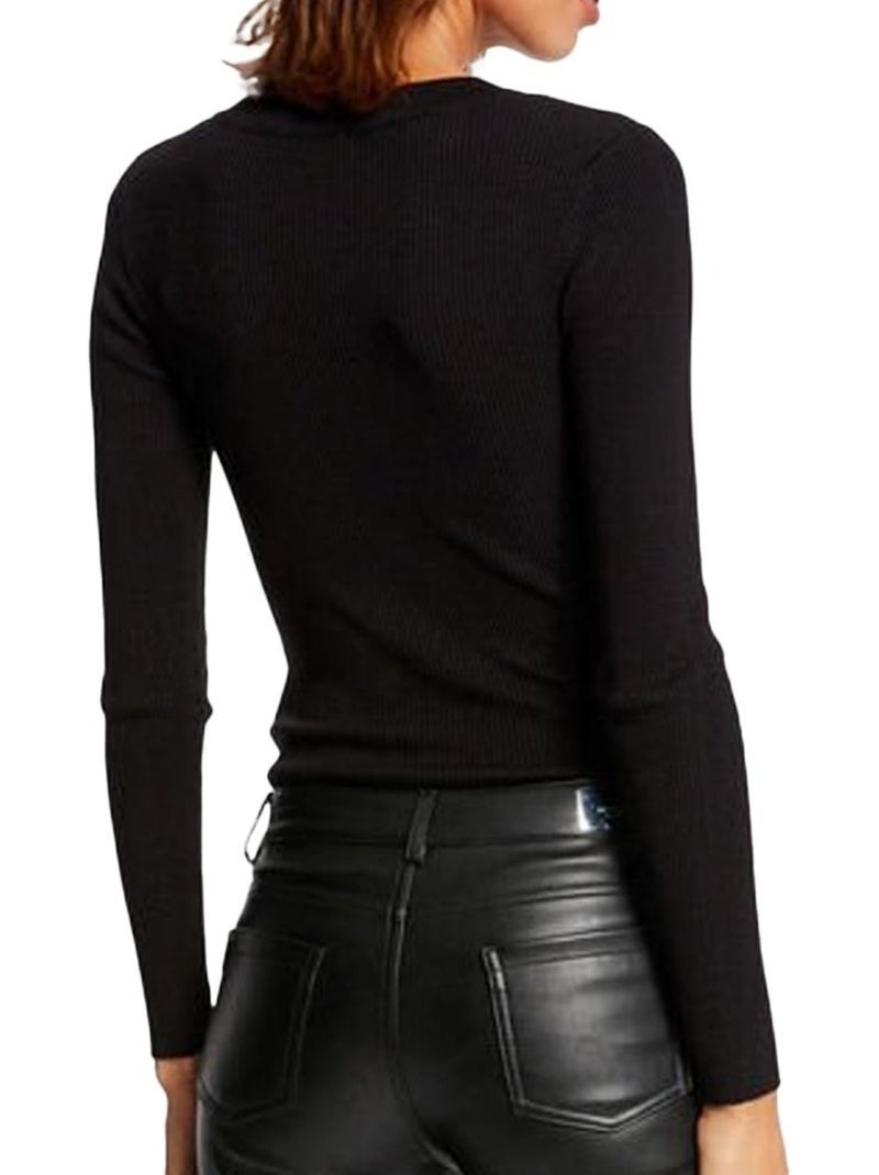 Pull  Femme Morgan BANBI Noir - Kiabi