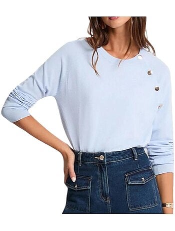 Pull Femme Morgan Boutons