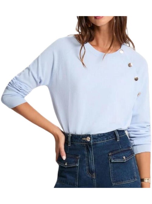 Pull  Femme Morgan Boutons - Kiabi