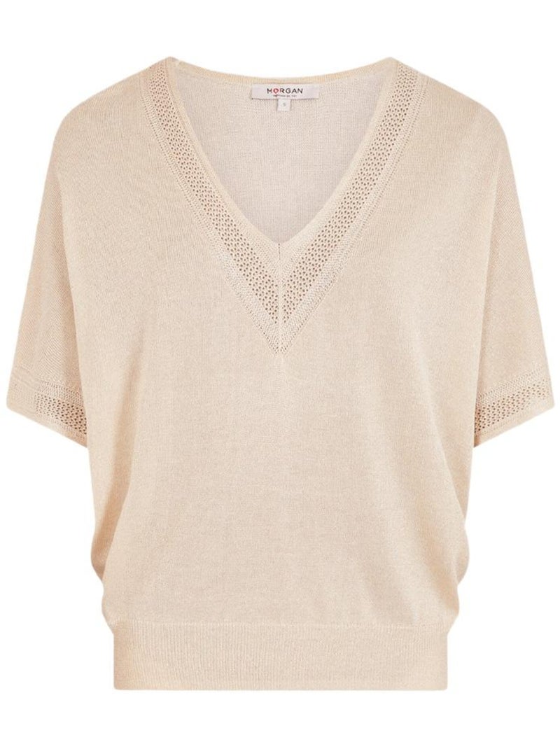 Pull  Femme Morgan MCHRIS Ecru - Kiabi