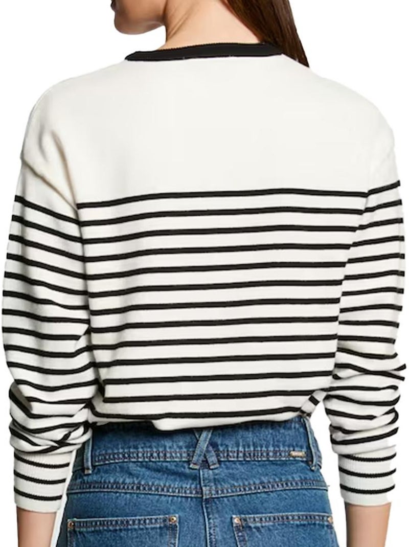 Pull  Femme Morgan MELENE Bleu marine - Kiabi