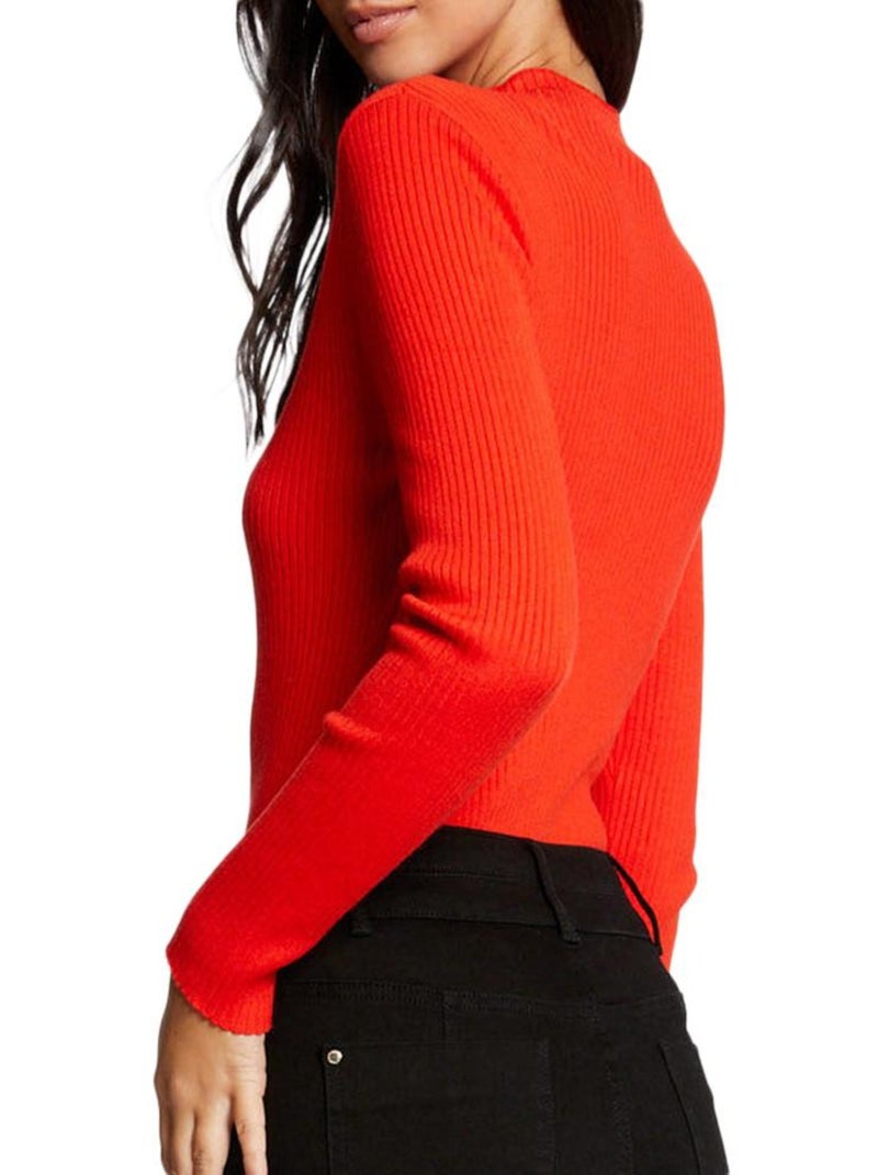 Pull  Femme Morgan Meline Orange - Kiabi