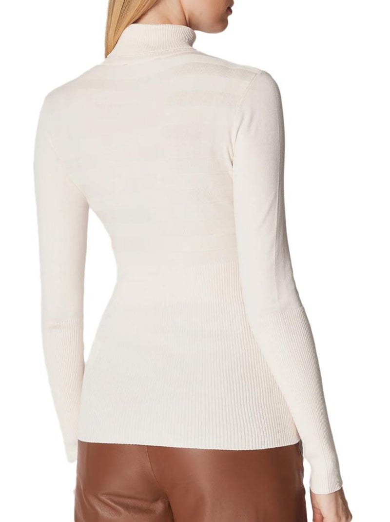 Pull  Femme Morgan MENTOS Beige - Kiabi