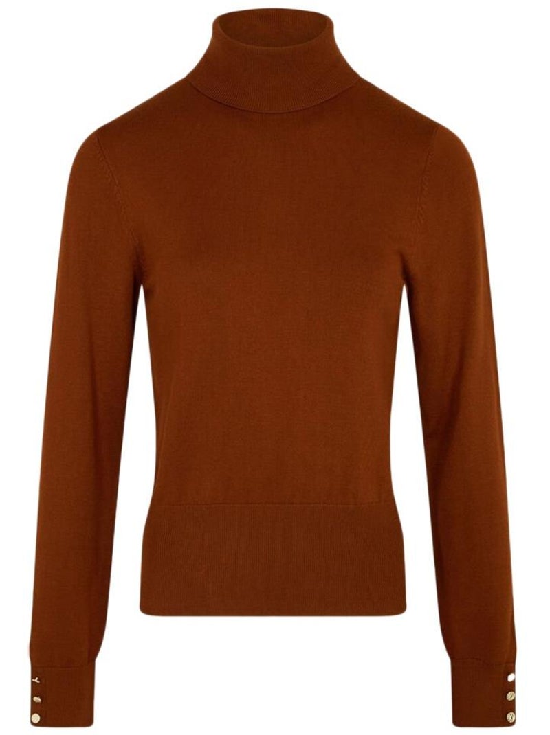 Pull  Femme Morgan MFLORIA Camel - Kiabi