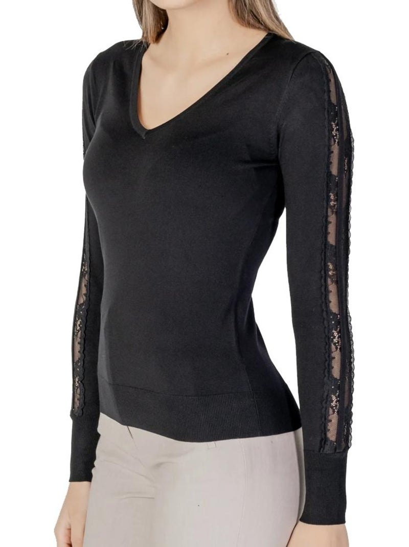 Pull  Femme Morgan  MIELO Noir - Kiabi