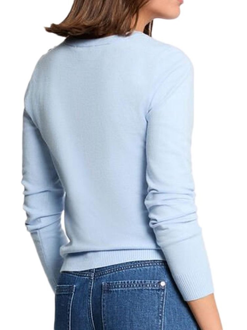 Pull  Femme Morgan MKISS Bleu - Kiabi