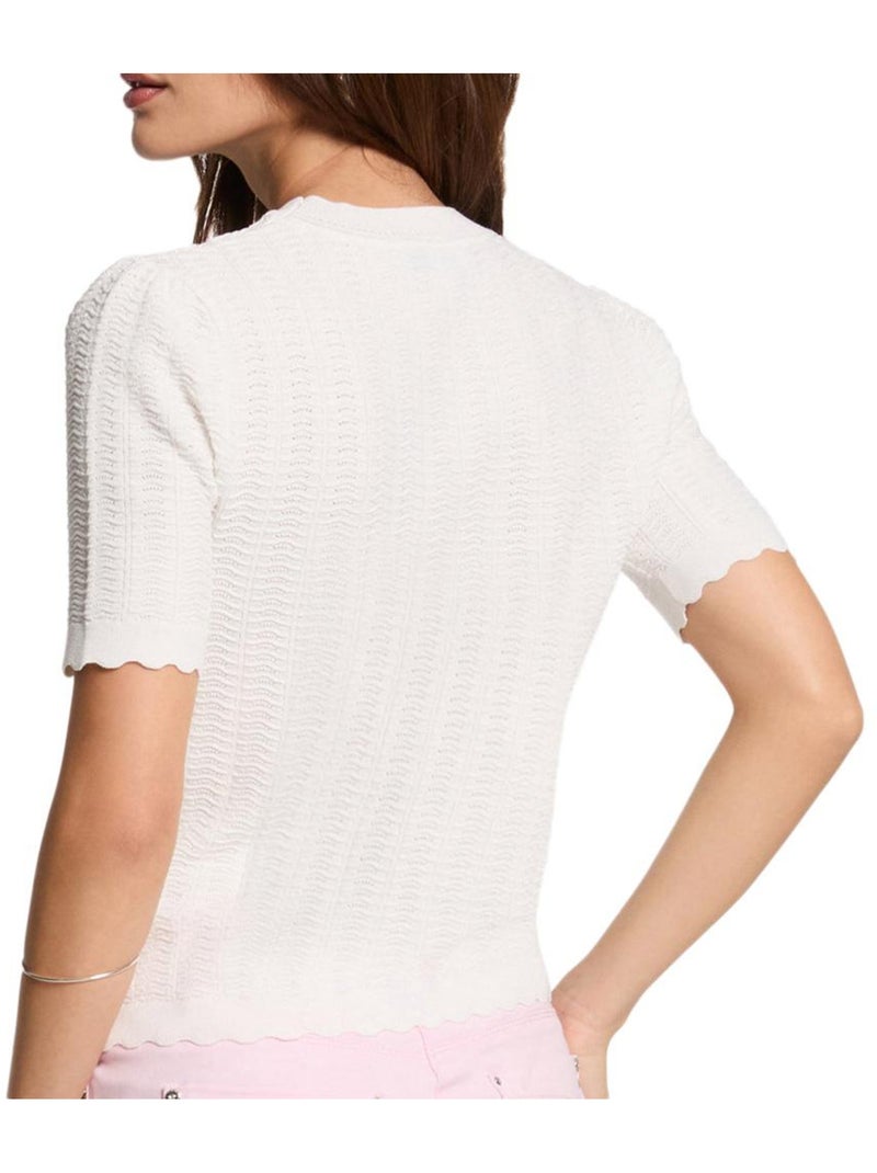 Pull  Femme Morgan MSEOUL Blanc - Kiabi