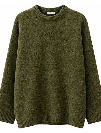 Pull femme oversize à col rond mixray