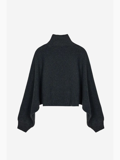 Pull femme oversize court à col roulé dilvin - Kiabi