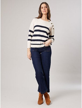 Pull femme rayé 'deeluxe'