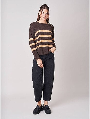 Pull femme rayé 'deeluxe'