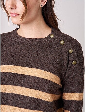Pull femme rayé 'deeluxe'