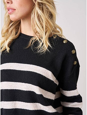 Pull femme rayé 'deeluxe'