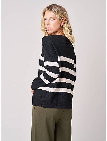 Pull femme rayé 'deeluxe'