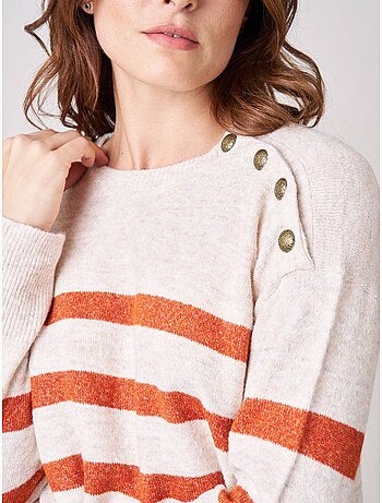 Pull femme rayé 'Deeluxe'