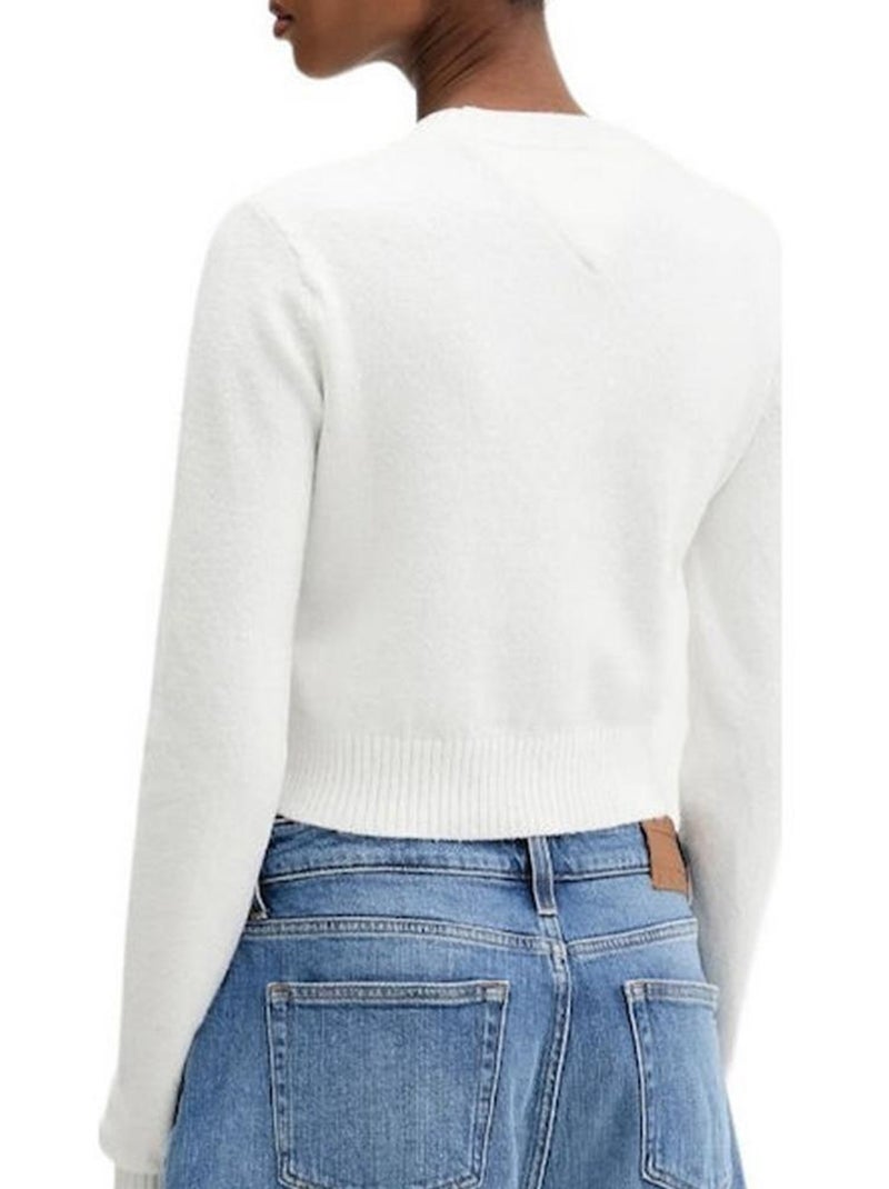 Pull Femme Tommy Hilfiger Blanc - Kiabi