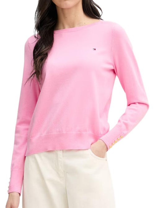 Pull femme tommy hilfiger co jersey - Kiabi Pull femme tommy hilfiger co jersey - Kiabi