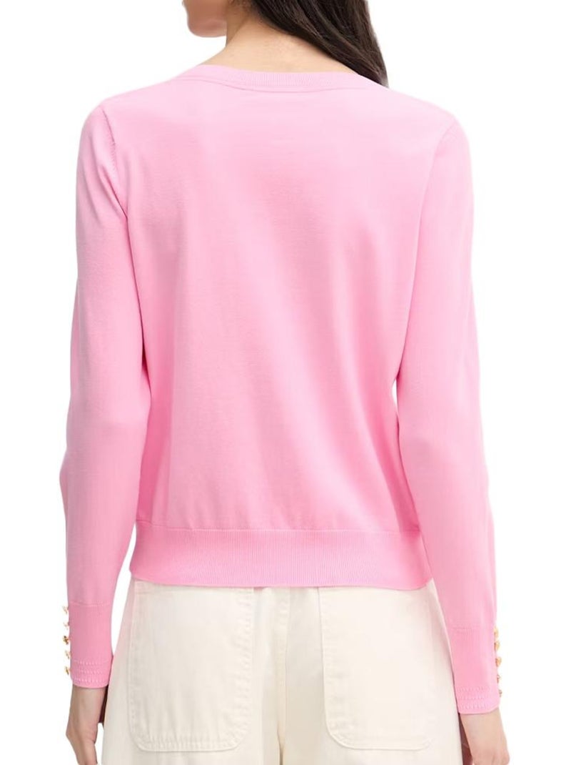 Pull femme tommy hilfiger co jersey Rose - Kiabi