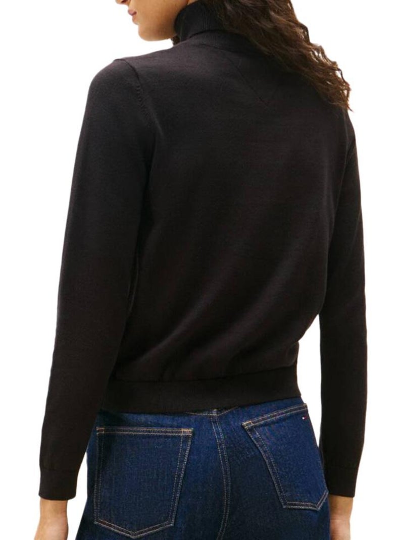 Pull femme tommy hilfiger Noir - Kiabi