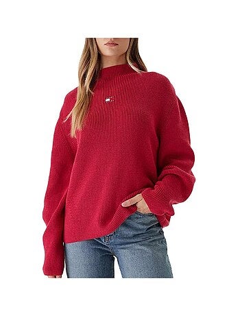 Pull Femme Tommy Hilfiger Tjw Mockneck Badge S