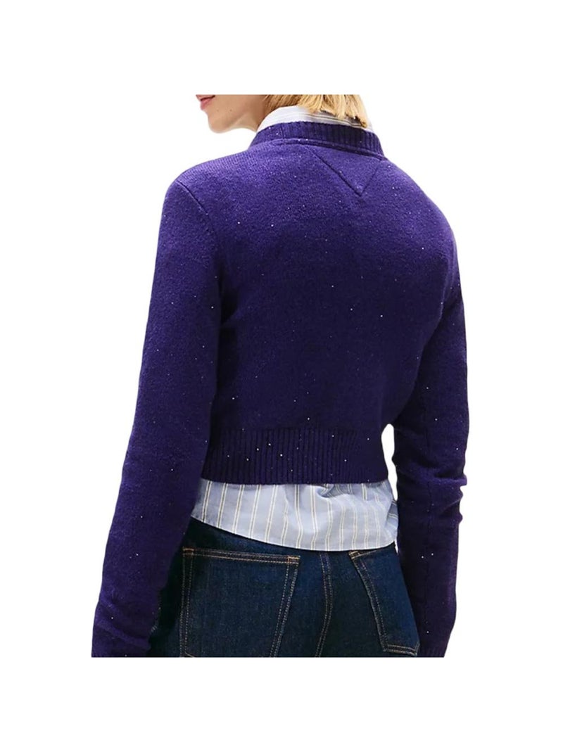 Pull Femme Tommy Hilfiger Violet - Kiabi