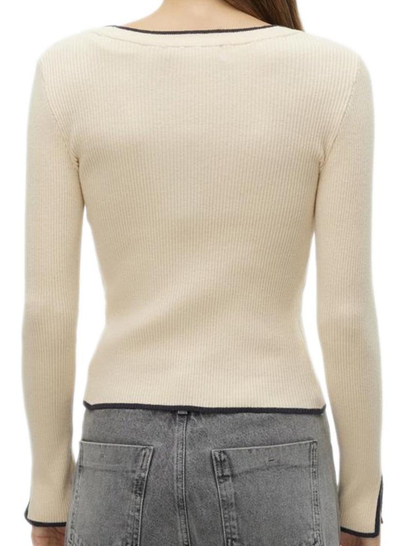 Pull Femme Vero Moda Beige - Kiabi
