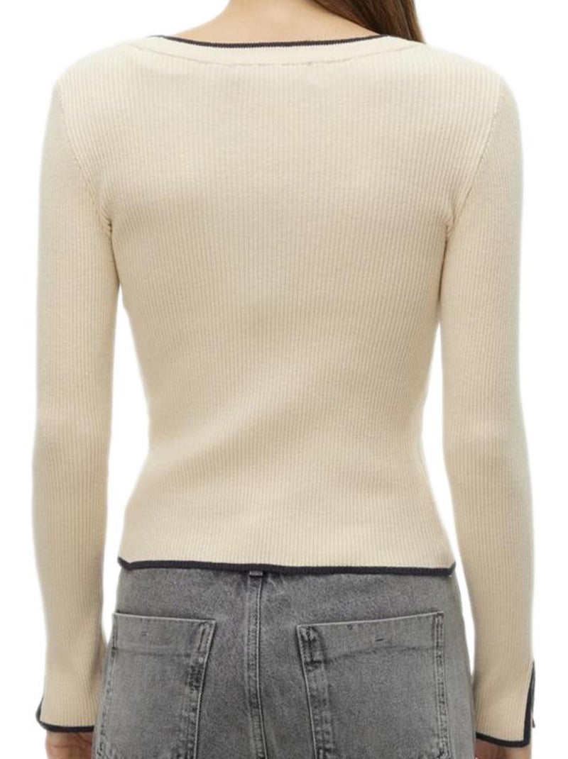 Pull Femme Vero Moda Beige - Kiabi