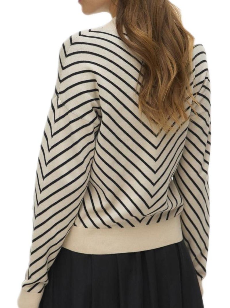Pull Femme Vero Moda Beige - Kiabi