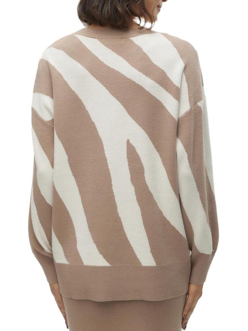 Pull Femme Vero Moda Beige - Kiabi