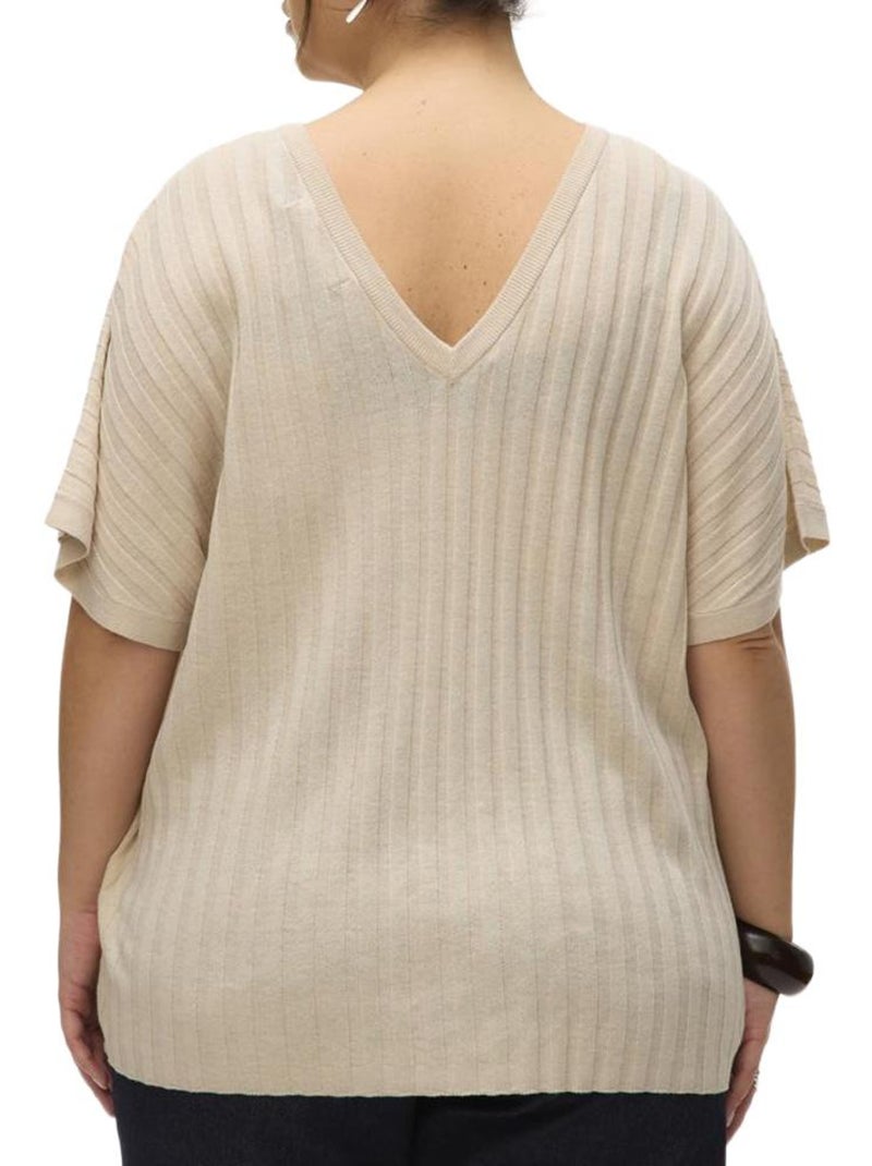 Pull Femme Vero Moda Beige - Kiabi