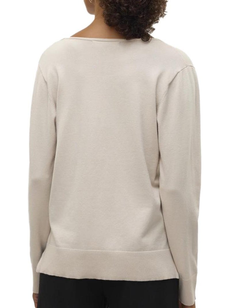 Pull femme vero moda Beige - Kiabi