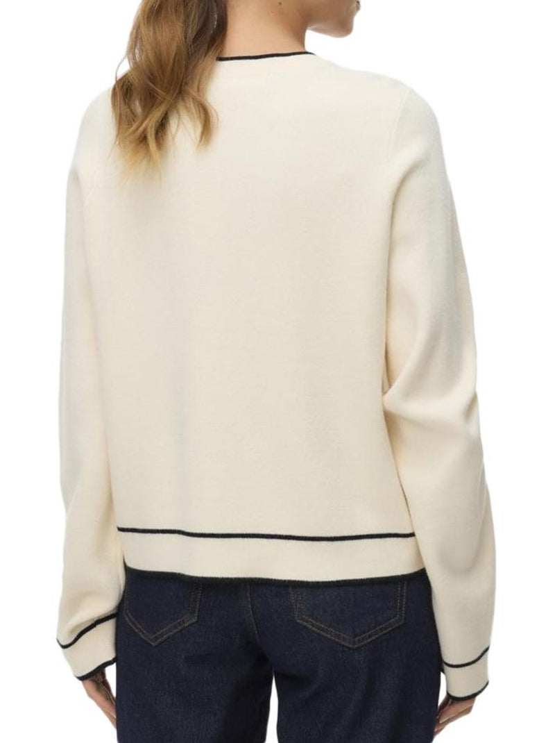 Pull Femme Vero Moda Beige - Kiabi