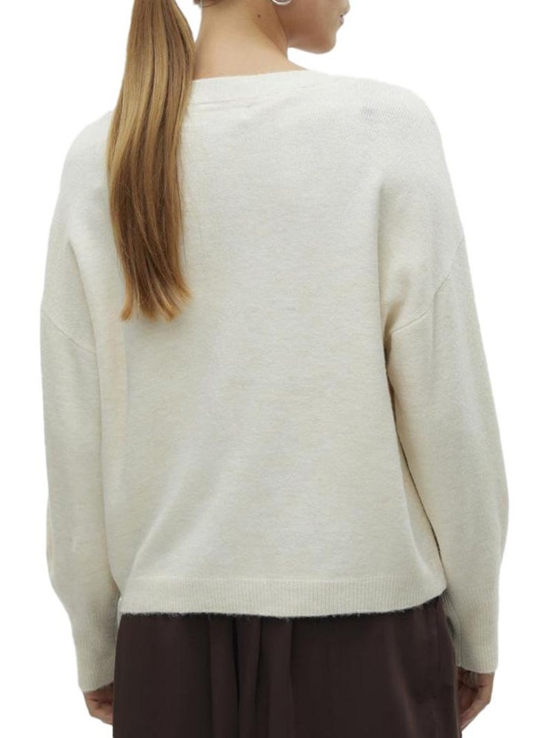 Pull Femme Vero Moda Beige - Kiabi