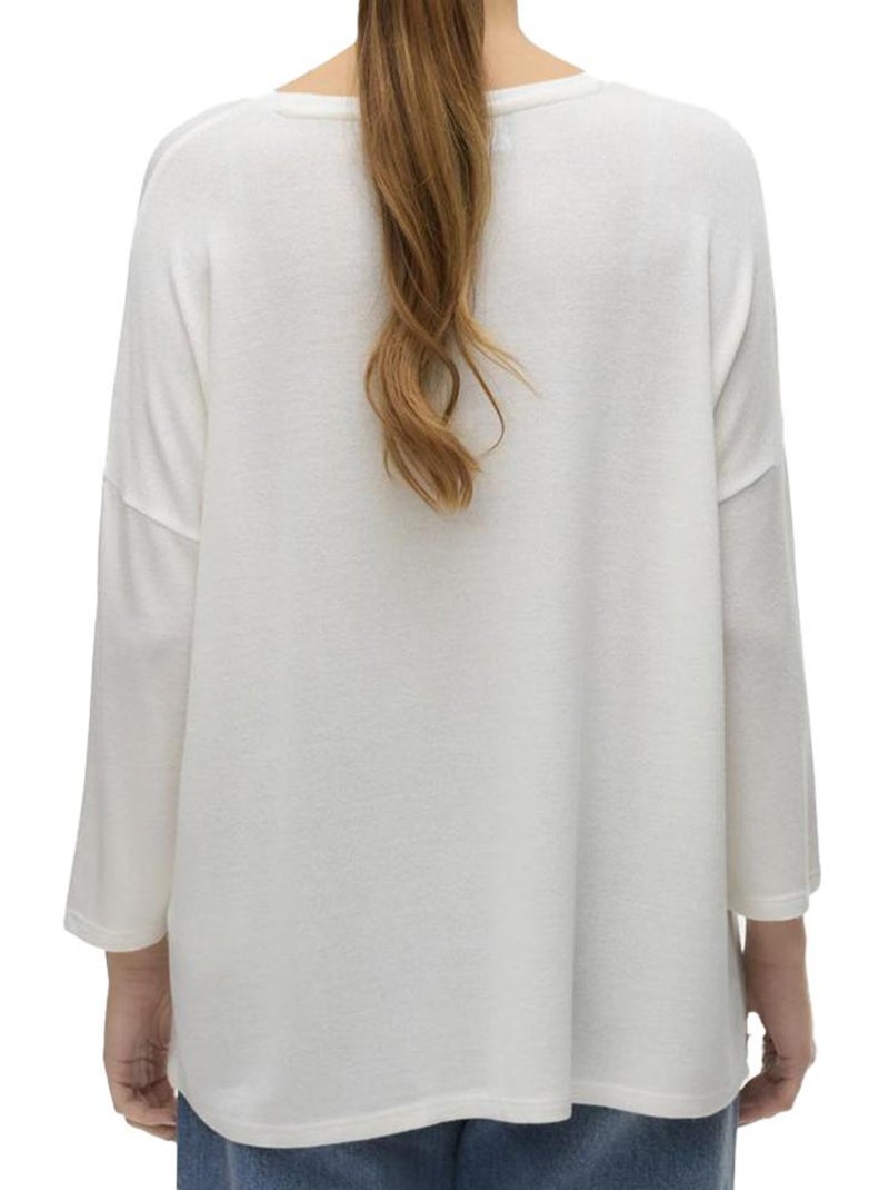 Pull Femme Vero Moda Blanc - Kiabi